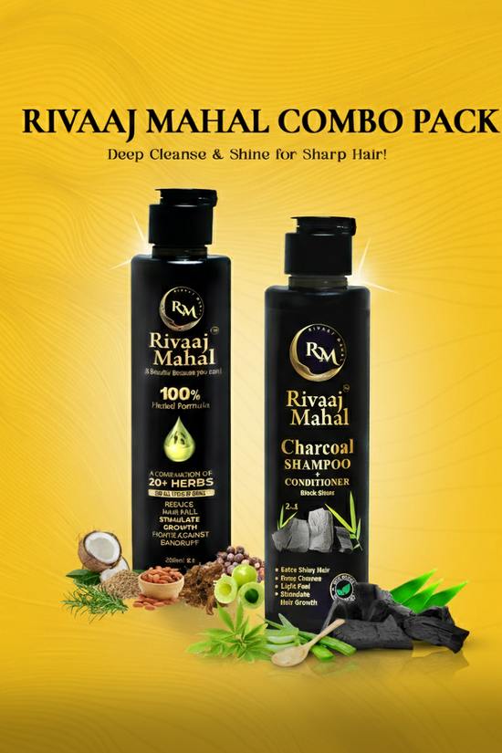 Rivaaj Mahal Hair Oil & Organic Shampoo
