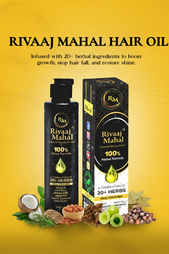 Rivaaj Mahal Hair Oil & Organic Shampoo