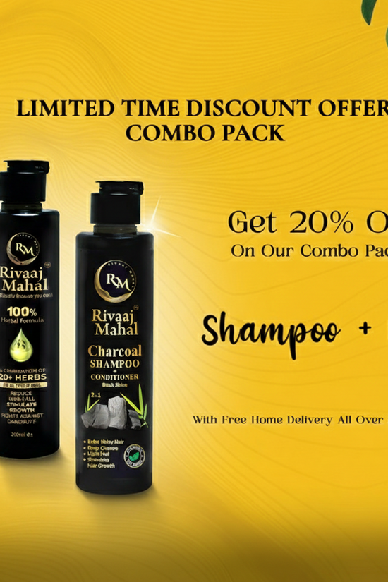 Rivaaj Mahal Hair Oil & Organic Shampoo